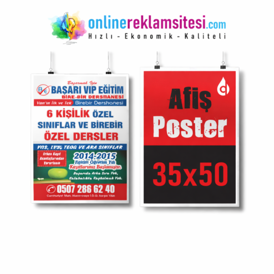 AFİŞ / POSTER BASKI (35x50)